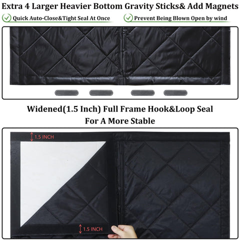 Odocovo gravity sticks and reinforced edge improve wind resistance and durability.