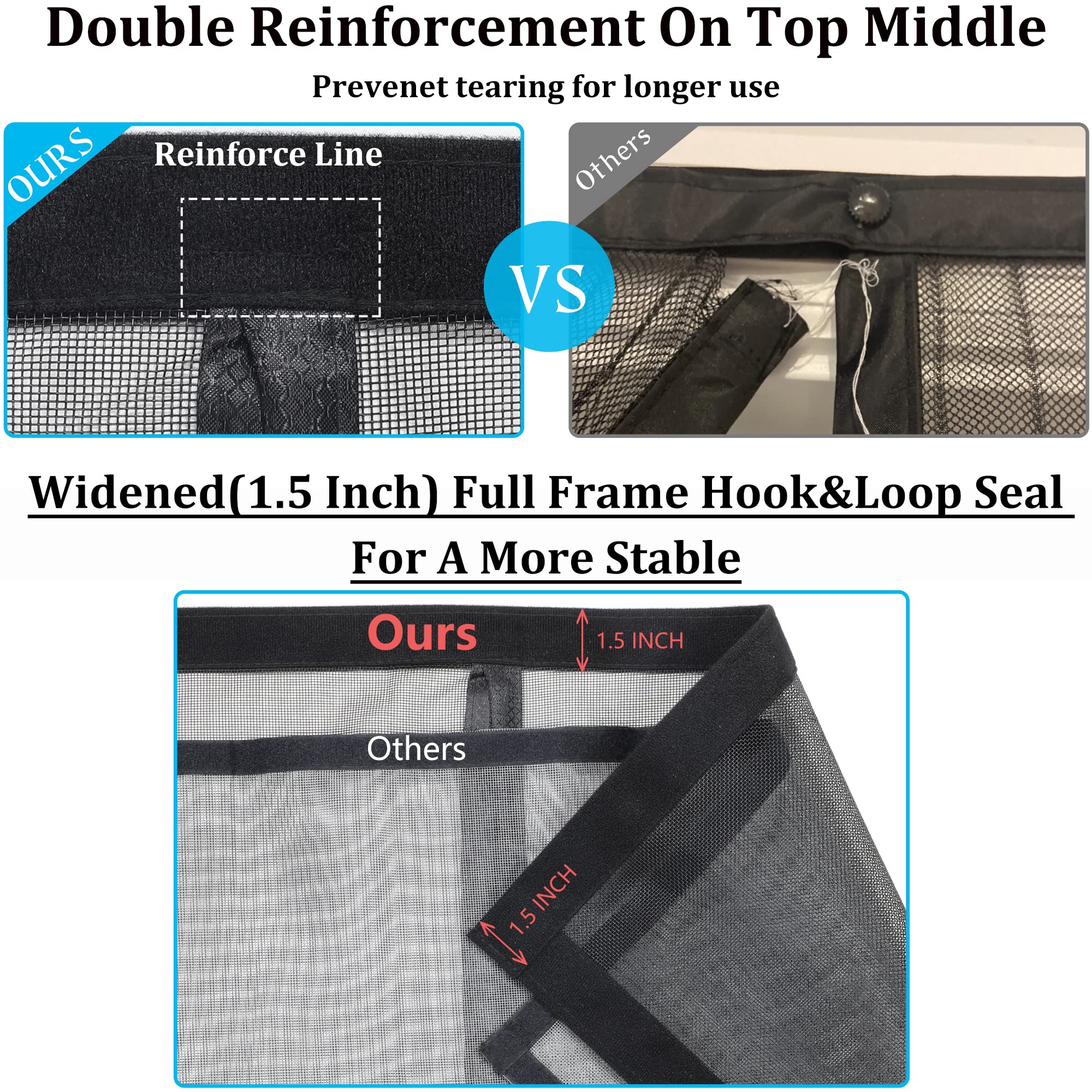 Odocovo retractable mosquito net lets airflow while keeping insects out.