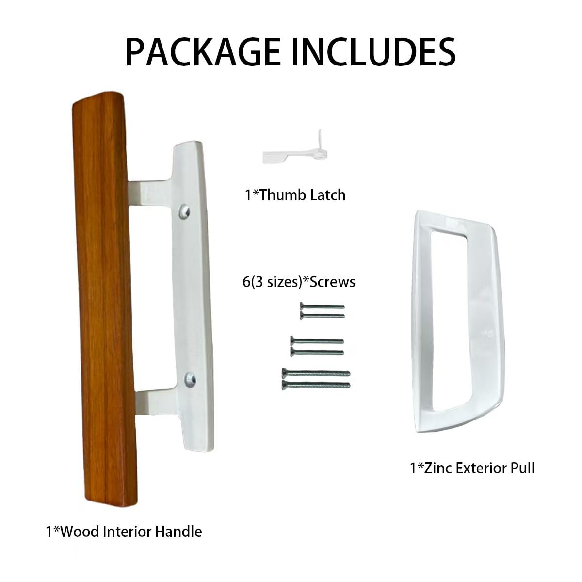 OEJHRCN oak wood interior handle offers comfortable grip