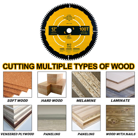 OEM Home wood cutting blade with 1 inch arbor for easy install