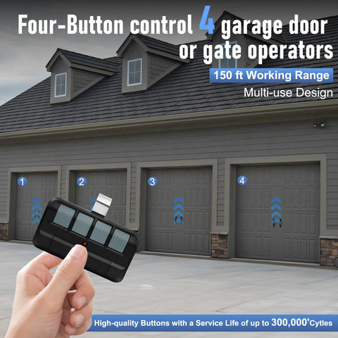 OEM Upgrade 894LT remote with durable ABS construction and upgraded chips