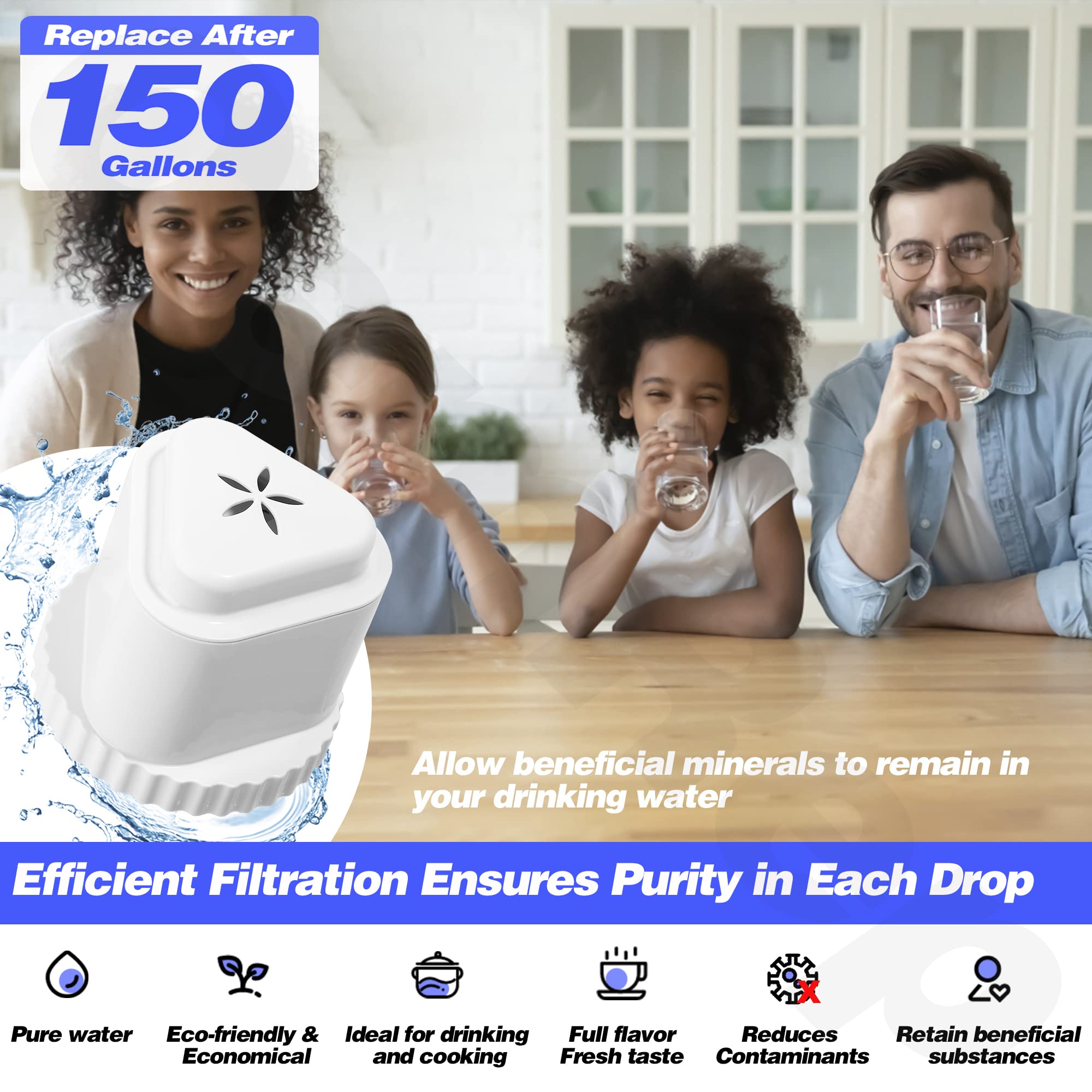 OemRep BPA free materials ensure safe, recyclable filtration