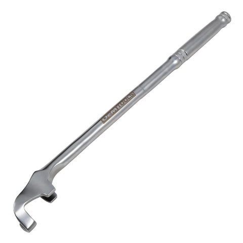 OEMTOOLS 22656 wrench extender demonstrates boosted leverage for stubborn bolts.