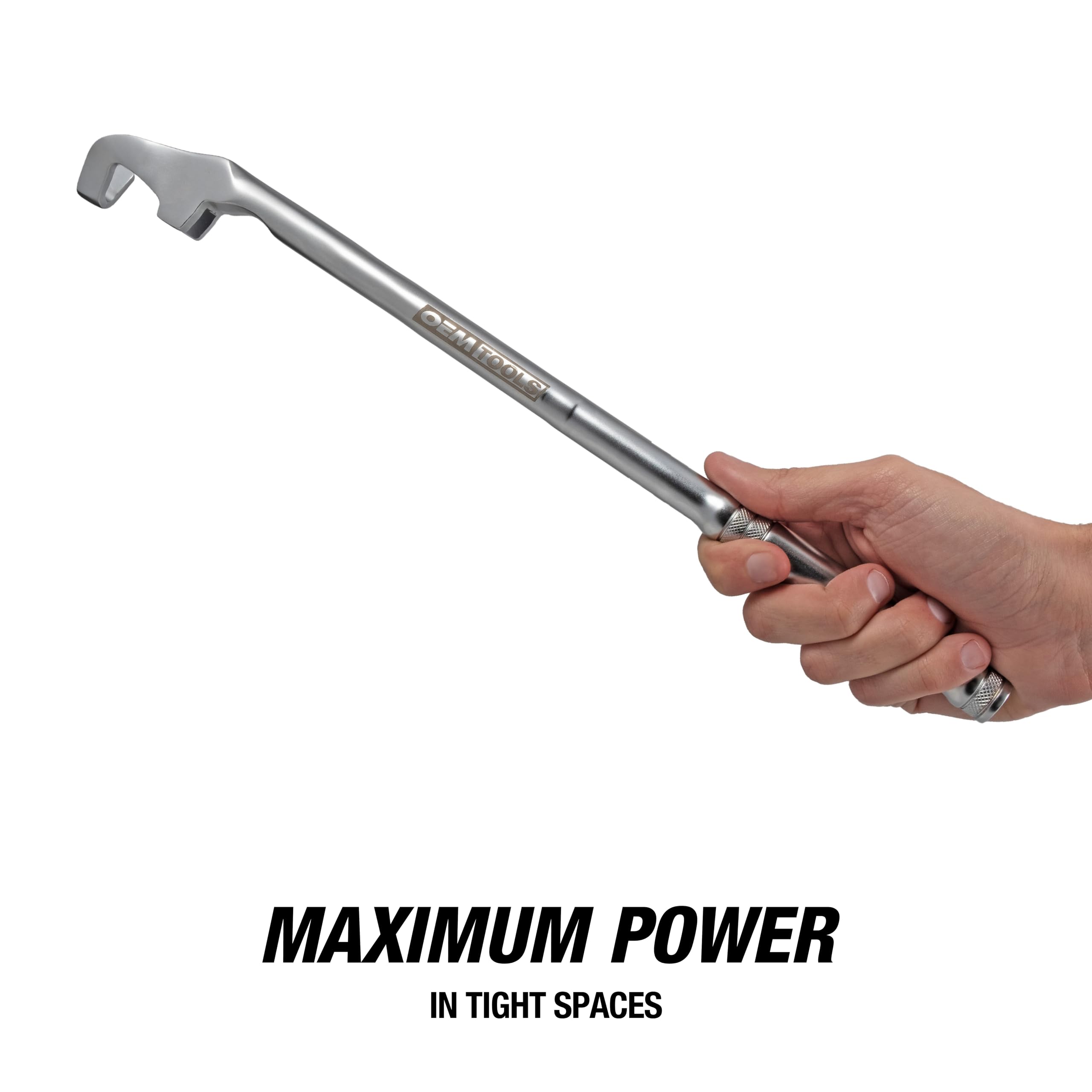 OEMTOOLS 22656 wrench extender helps access recessed automotive fasteners.