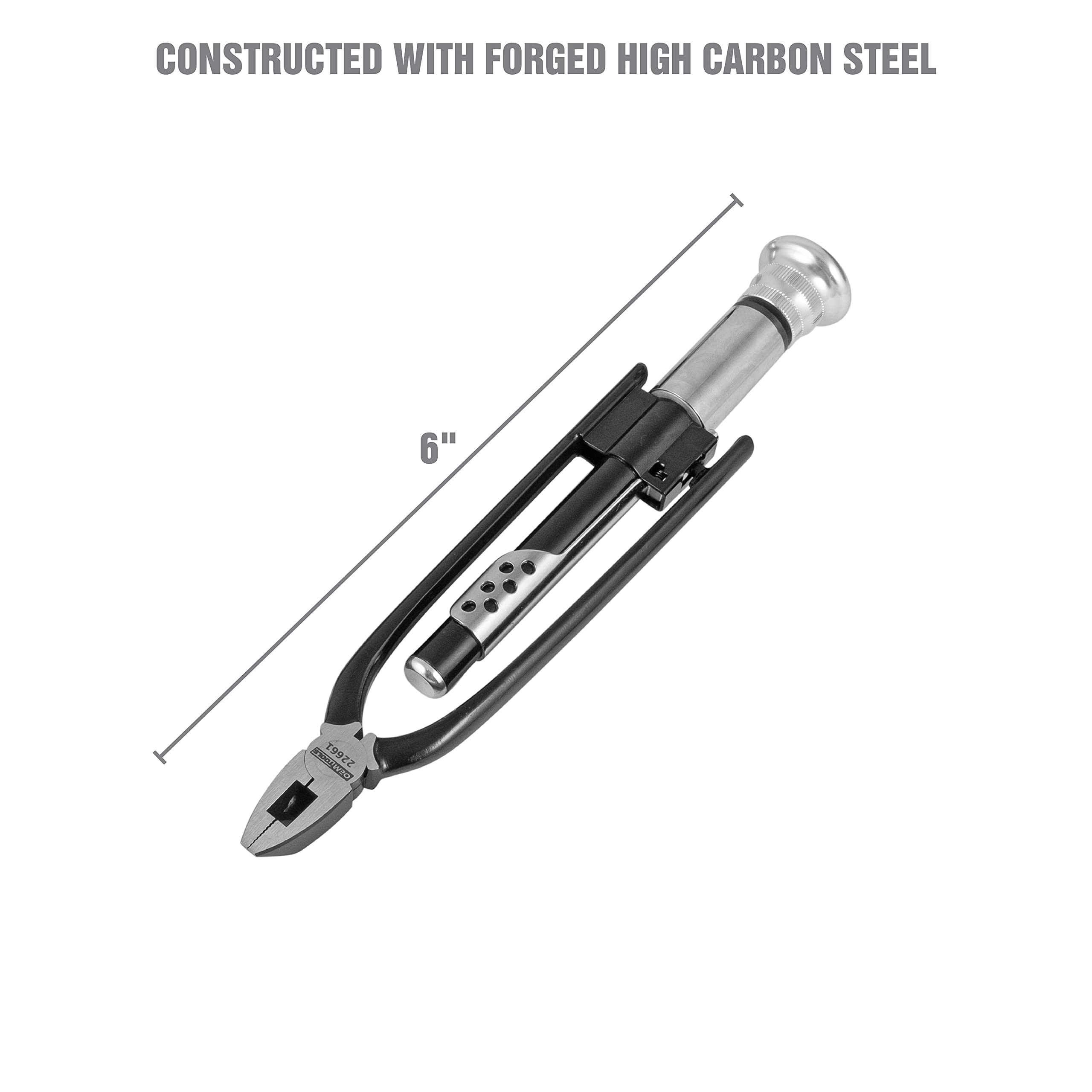 OEMTOOLS 22661 forged carbon steel construction visible on durable jaws.