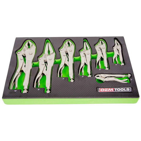 OEMTOOLS 23987 curved jaw locking pliers for versatile grips in automotive and metalworking