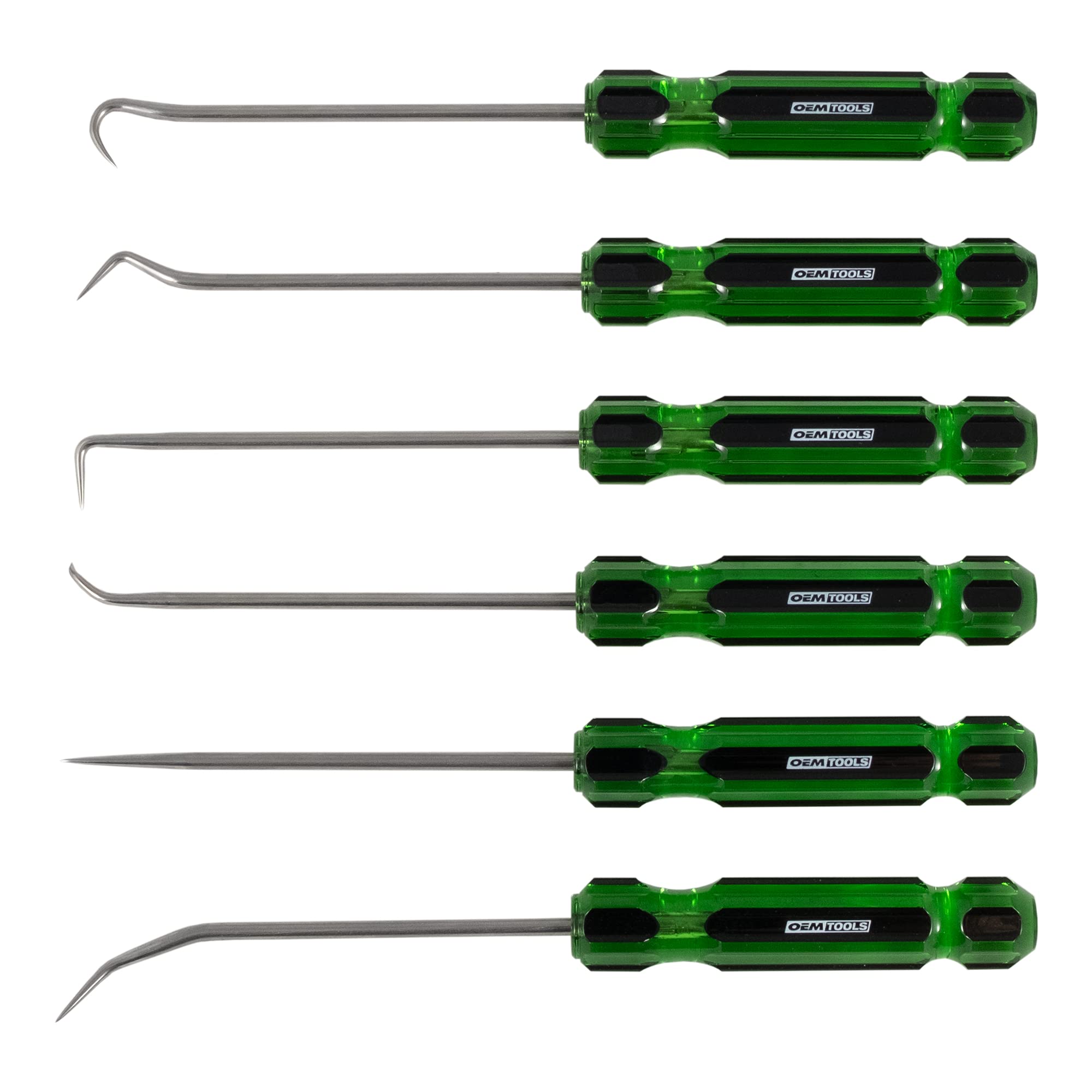 OEMTOOLS 26545 hook-and-pick set cover showing complete toolkit for compact storage