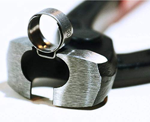 Oetiker 14100446 side jaw pincers angled view for use in tight spaces