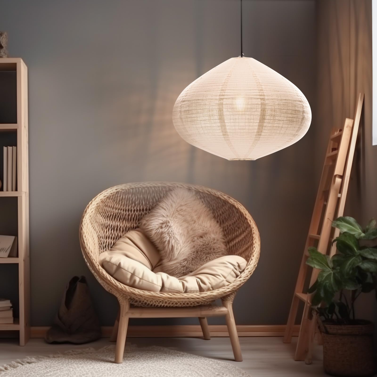oetmilc hanging lantern minimalist white complements multiple decor schemes with clean lines