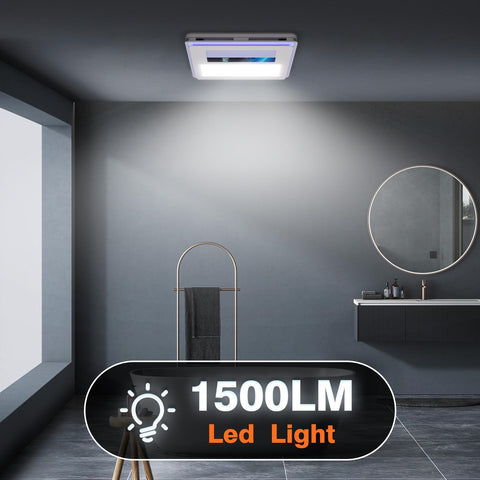 Oeukas 1800W heater warming a chilly bathroom