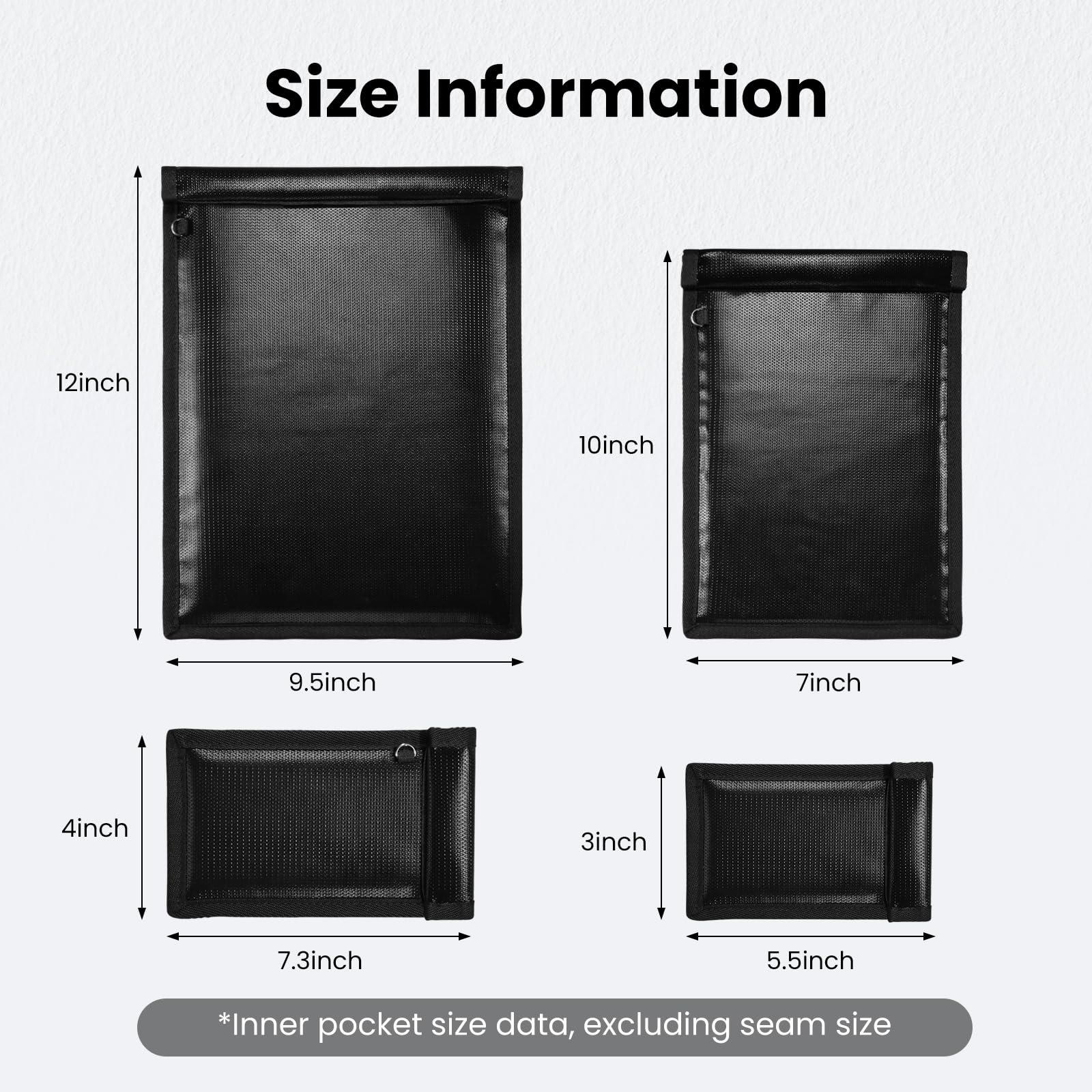 OFASIZEN Faraday bag uses fireproof material for added durability.