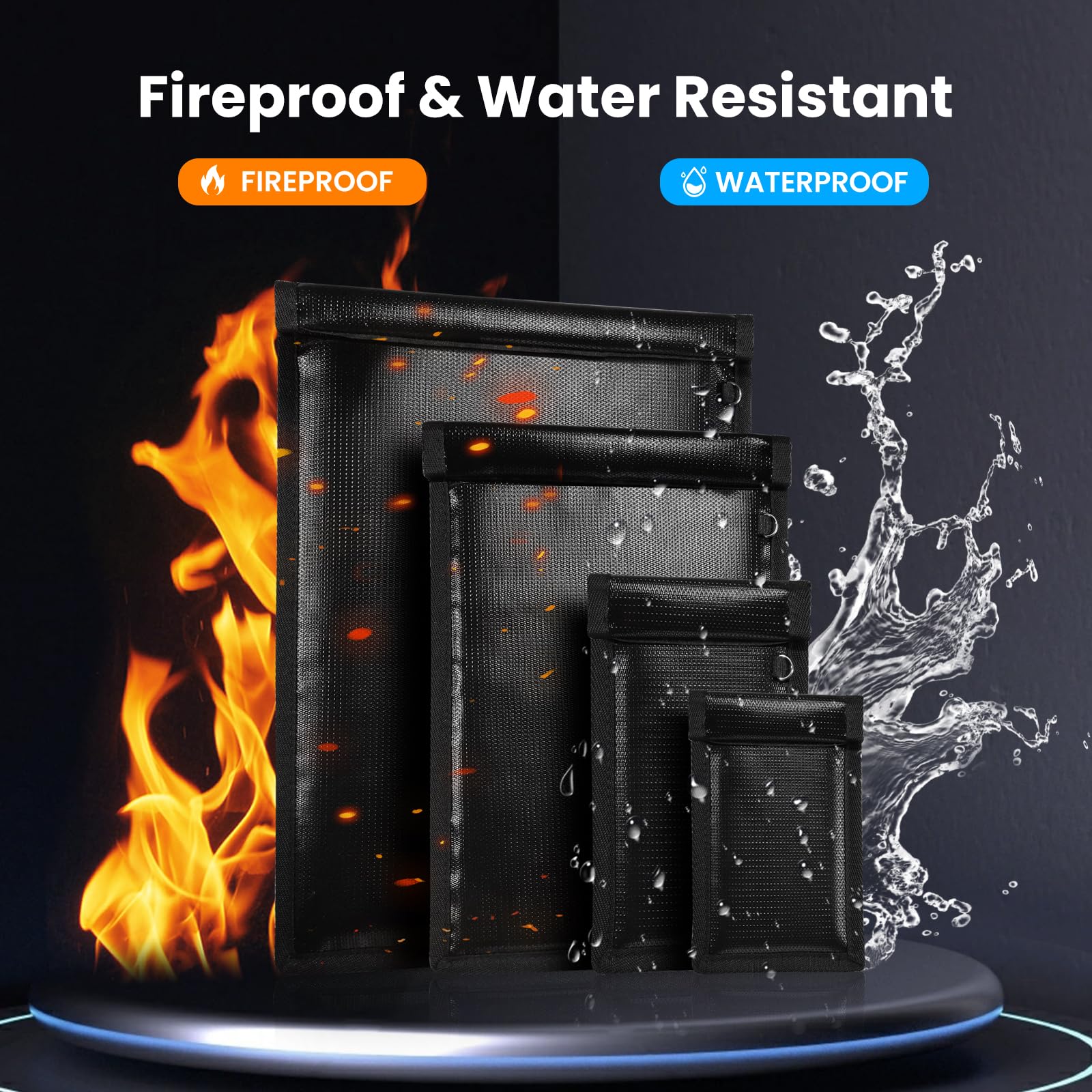 OFASIZEN Faraday bags block signals for phones, helping prevent remote scans at the door.
