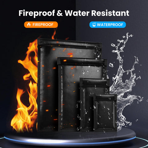 OFASIZEN Faraday bags block signals for phones, helping prevent remote scans at the door.
