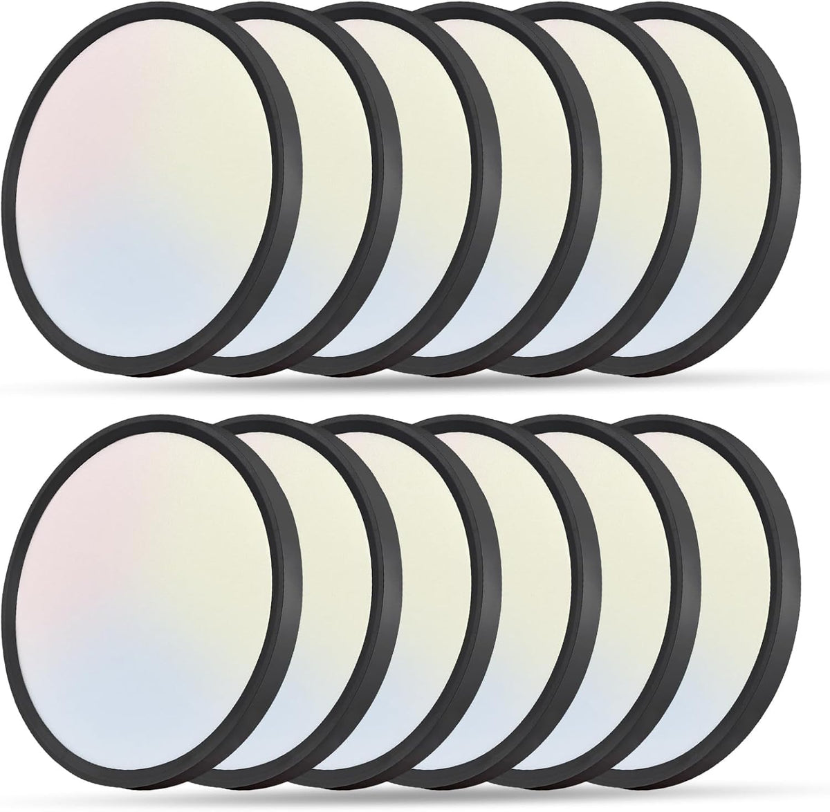 OFFIY 12-inch LED flush mount close-to-ceiling panel for a clean hallway look