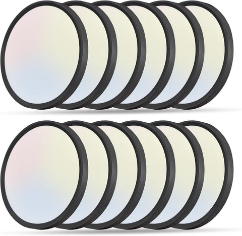 OFFIY 12-inch LED flush mount close-to-ceiling panel for a clean hallway look