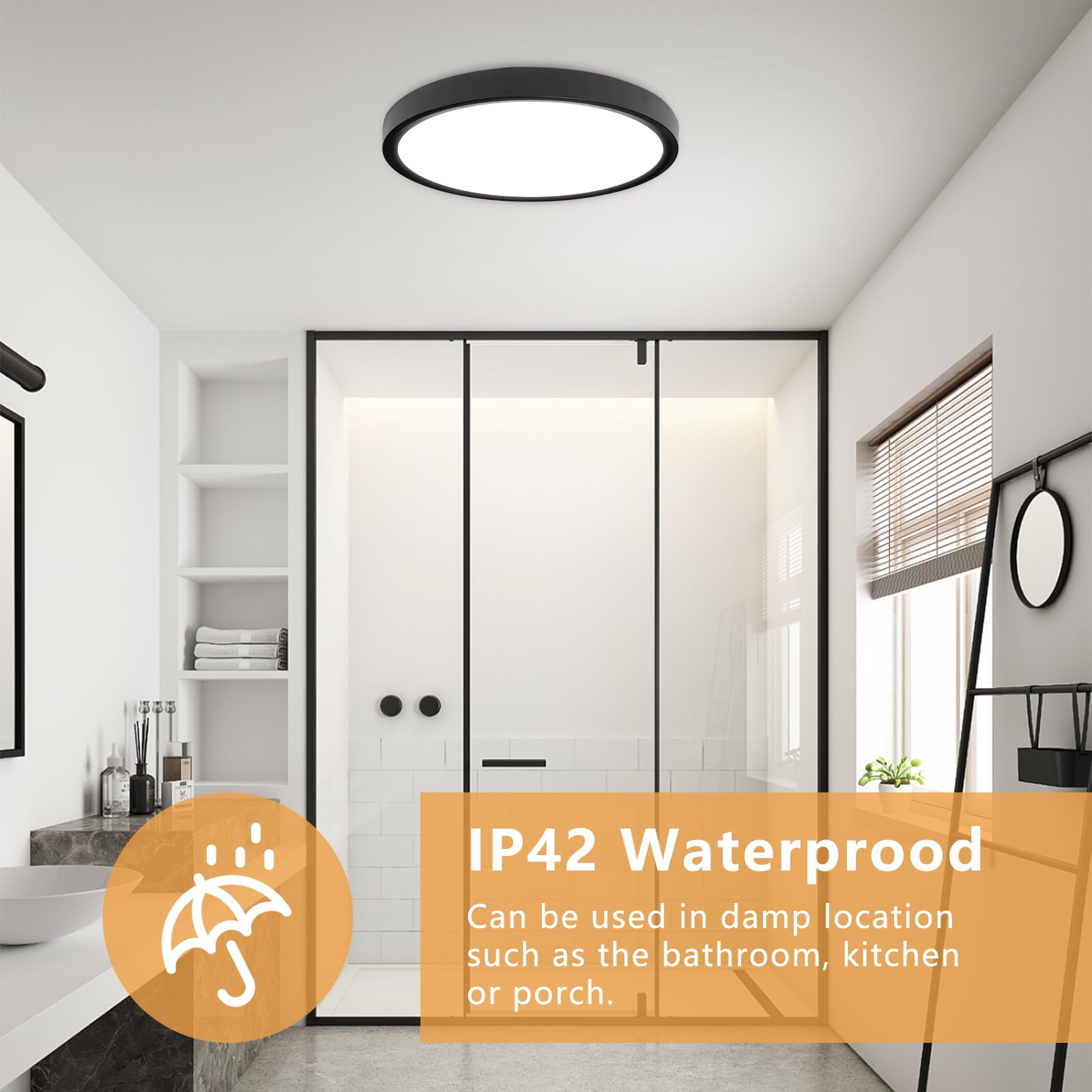 OFFIY dust-sealed wet-area light built for durability