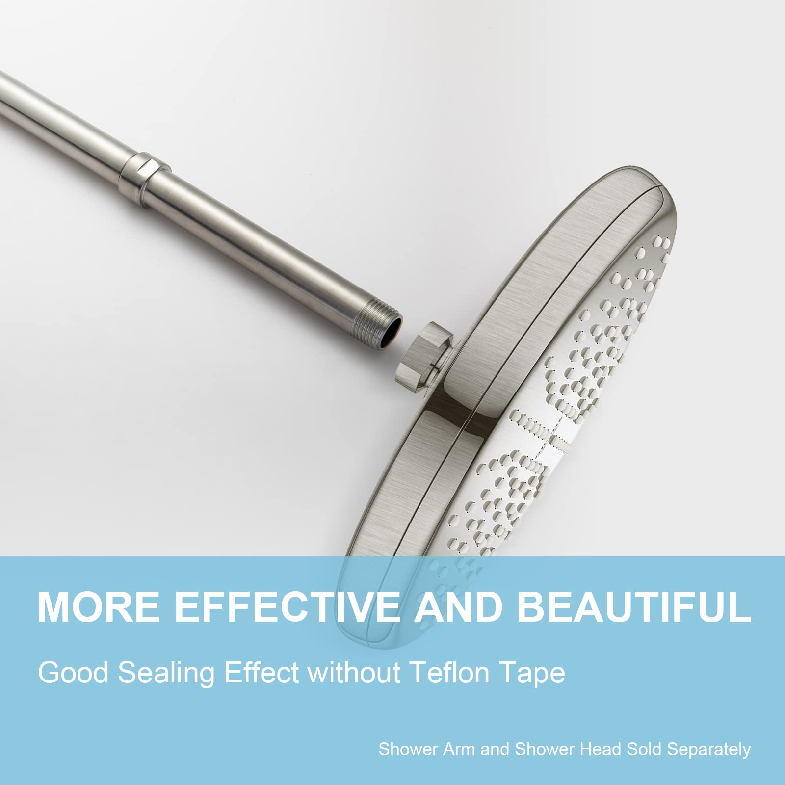 OFFO brushed nickel surface resists wear for long-lasting style.