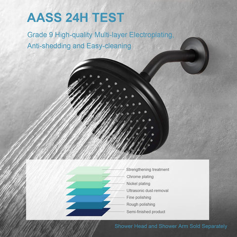 OFFO brushed ORB finish adds refined style to any shower