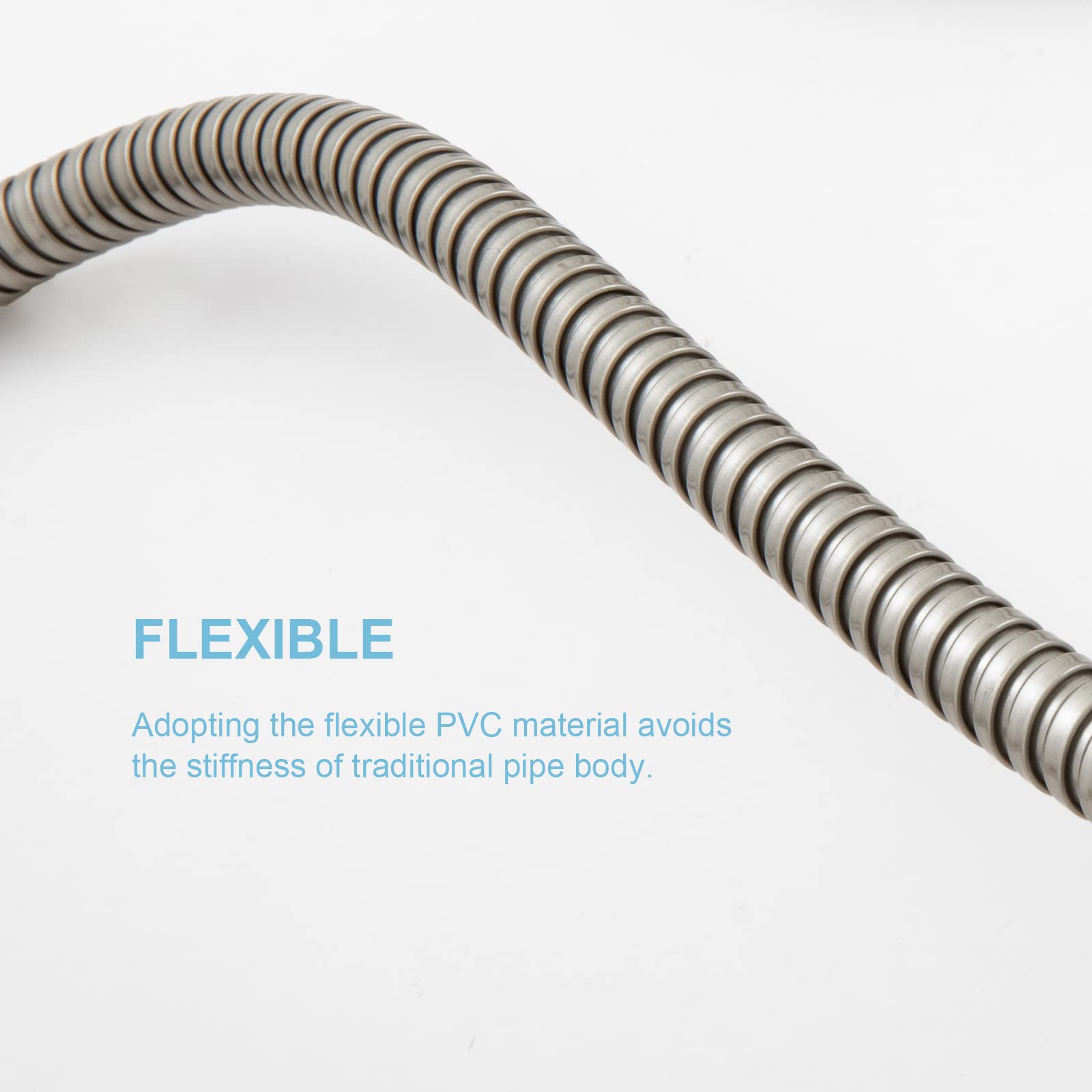 OFFO 80-inch hose in use for versatile bath and cleaning tasks.
