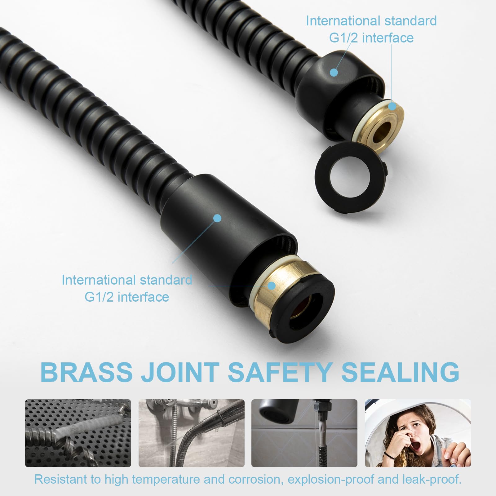 OFFO electroplated finish provides a sleek, easy-to-clean look