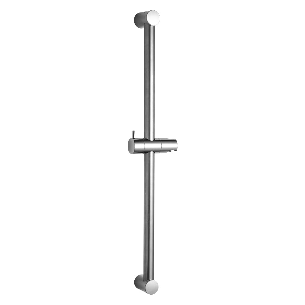 OFFO shower slide bar 24 in offers flexible height for comfortable showering.