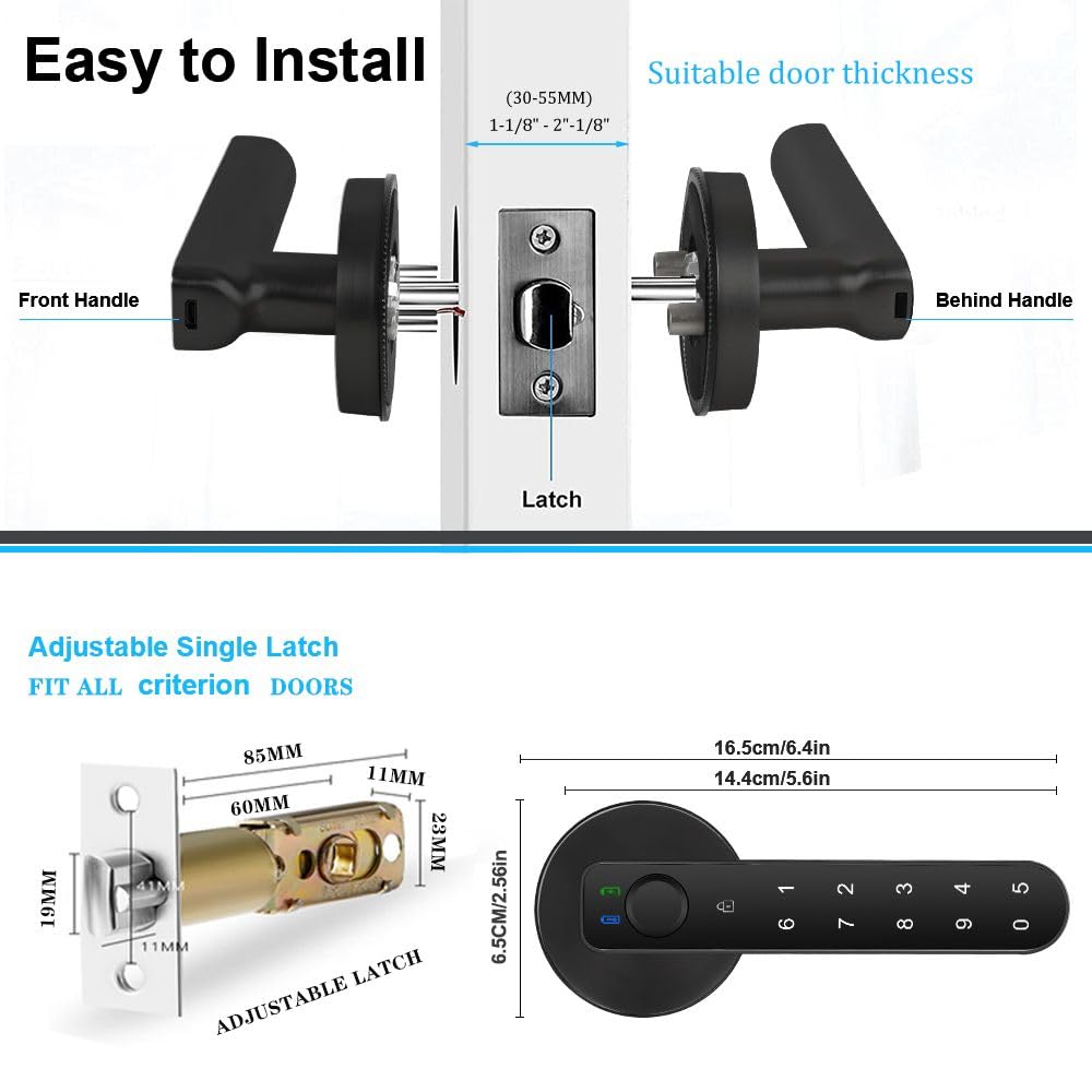 OFFTV easy installation on left or right handed doors.