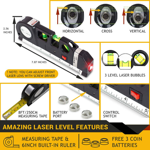 OFIRCREATION picture hanging kit enables precise alignment of frames and decor.