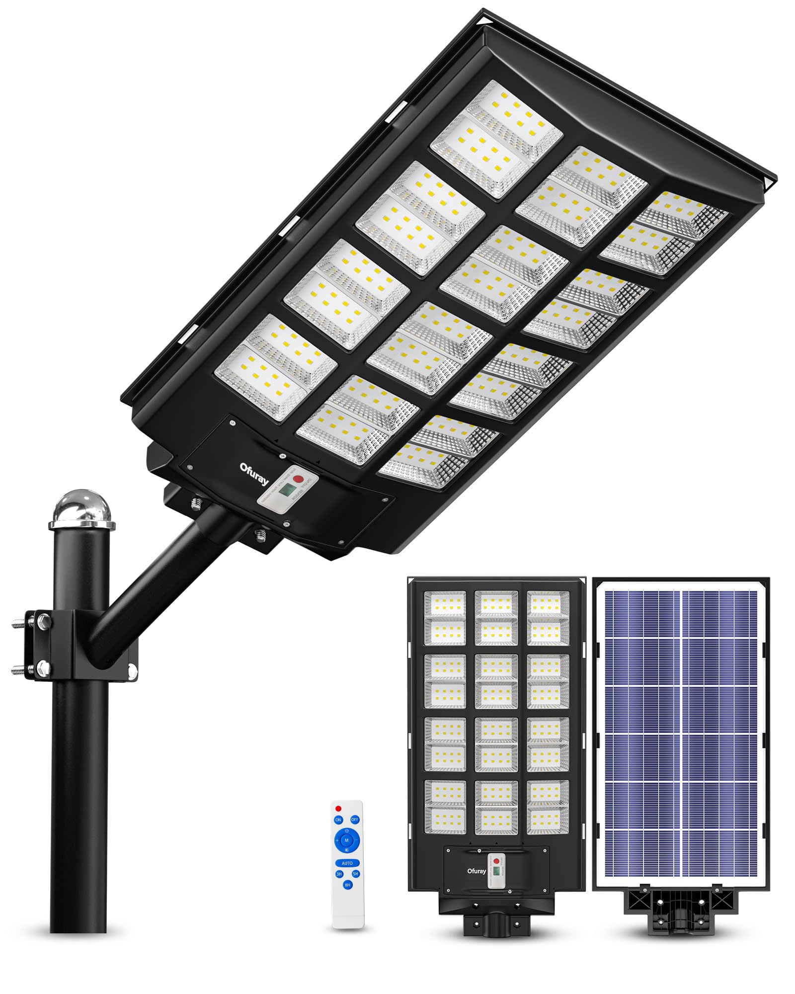 Ofuray Of-5600W solar street light assembly boosts outdoor visibility
