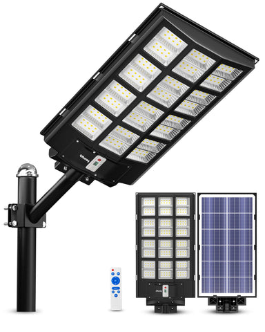 Ofuray Of-5600W solar street light assembly boosts outdoor visibility