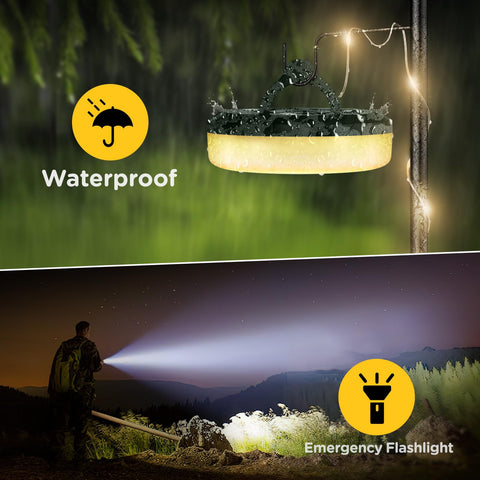 OGERY 8 lighting modes offer warm ambience and bright work options