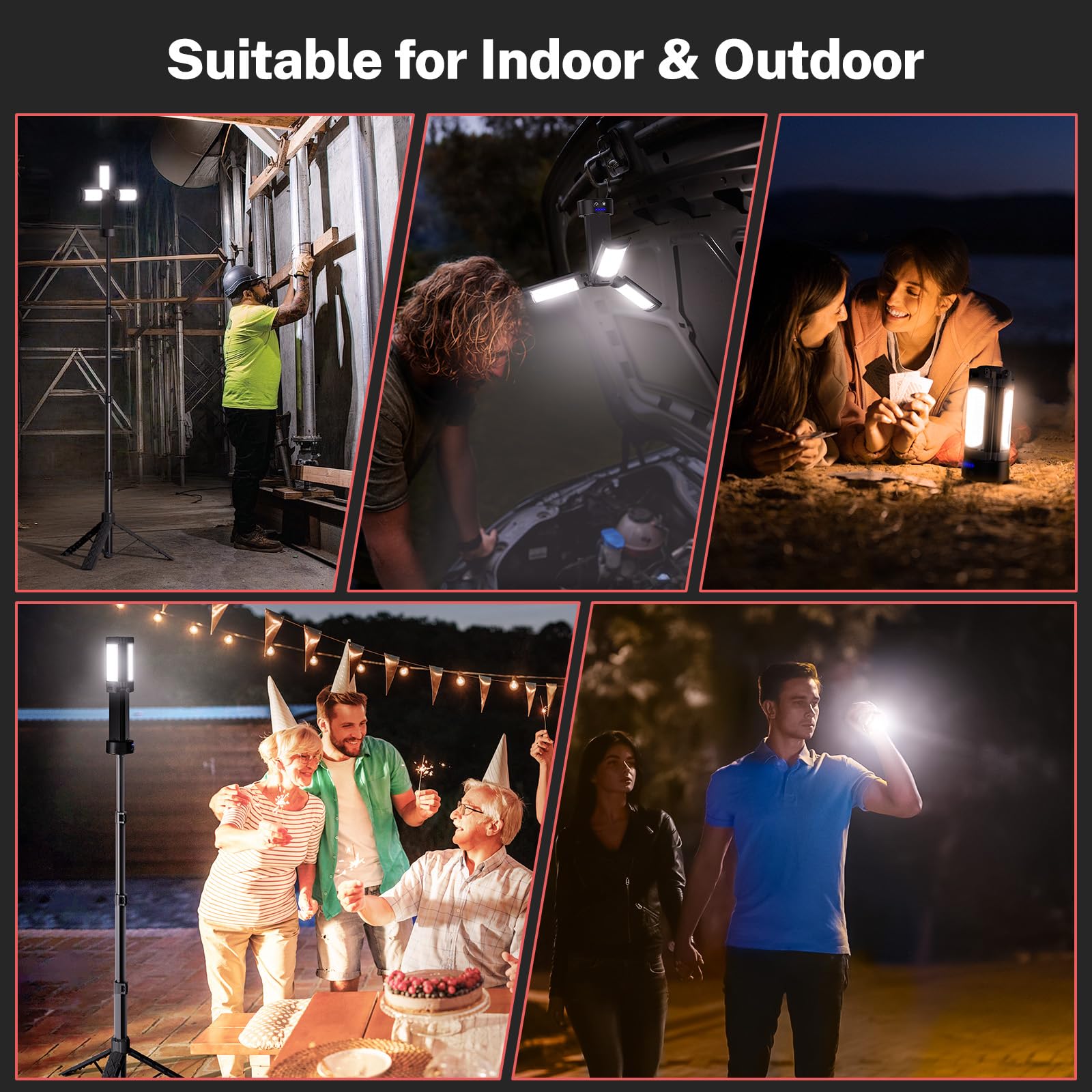 OGERY portable-magnetic-hanging-light for versatile placements.