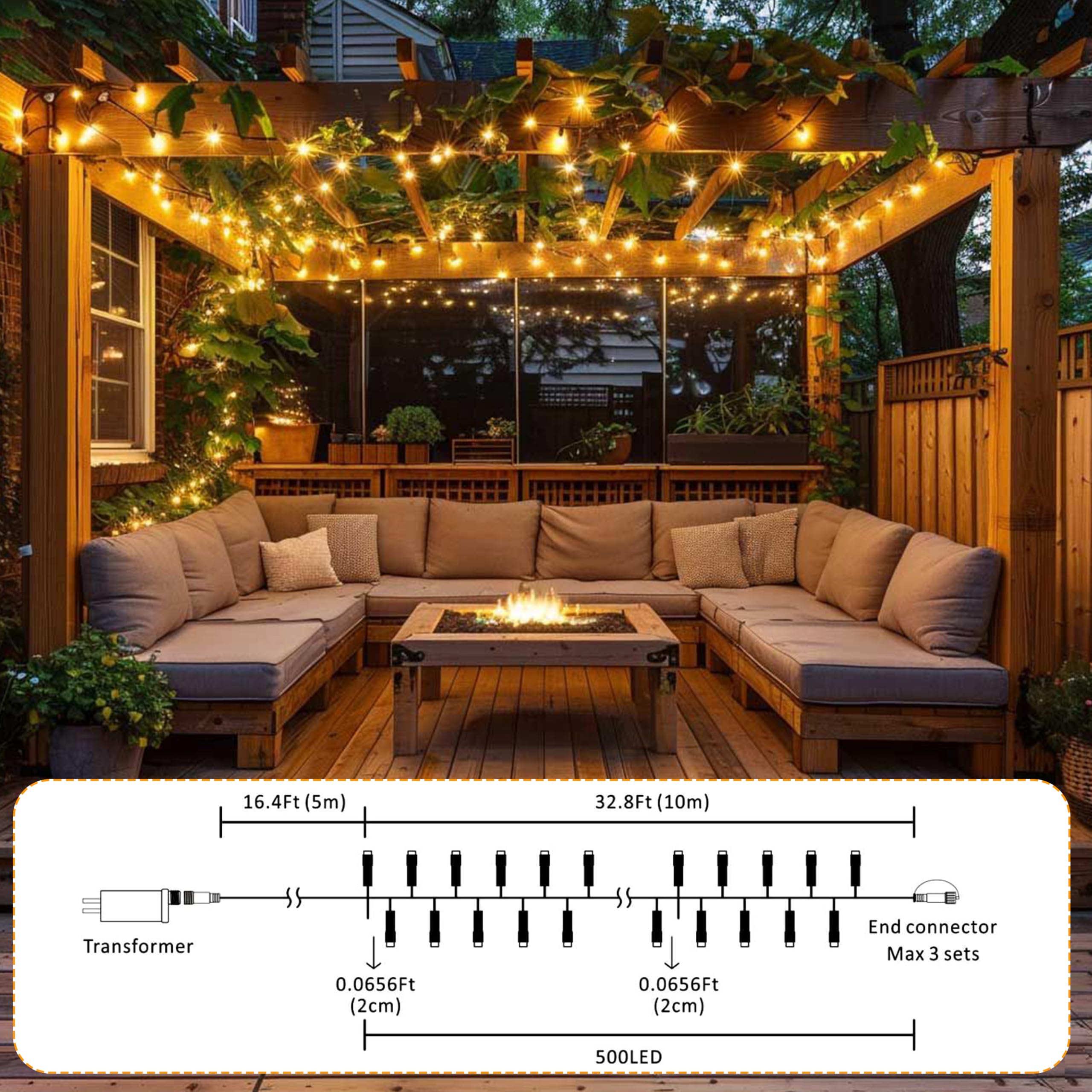 Ogrmar extendable design to connect up to three sets