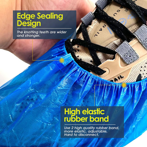 OGUNUOKI waterproof dust-proof shoe cover shields footwear from liquids and dust.