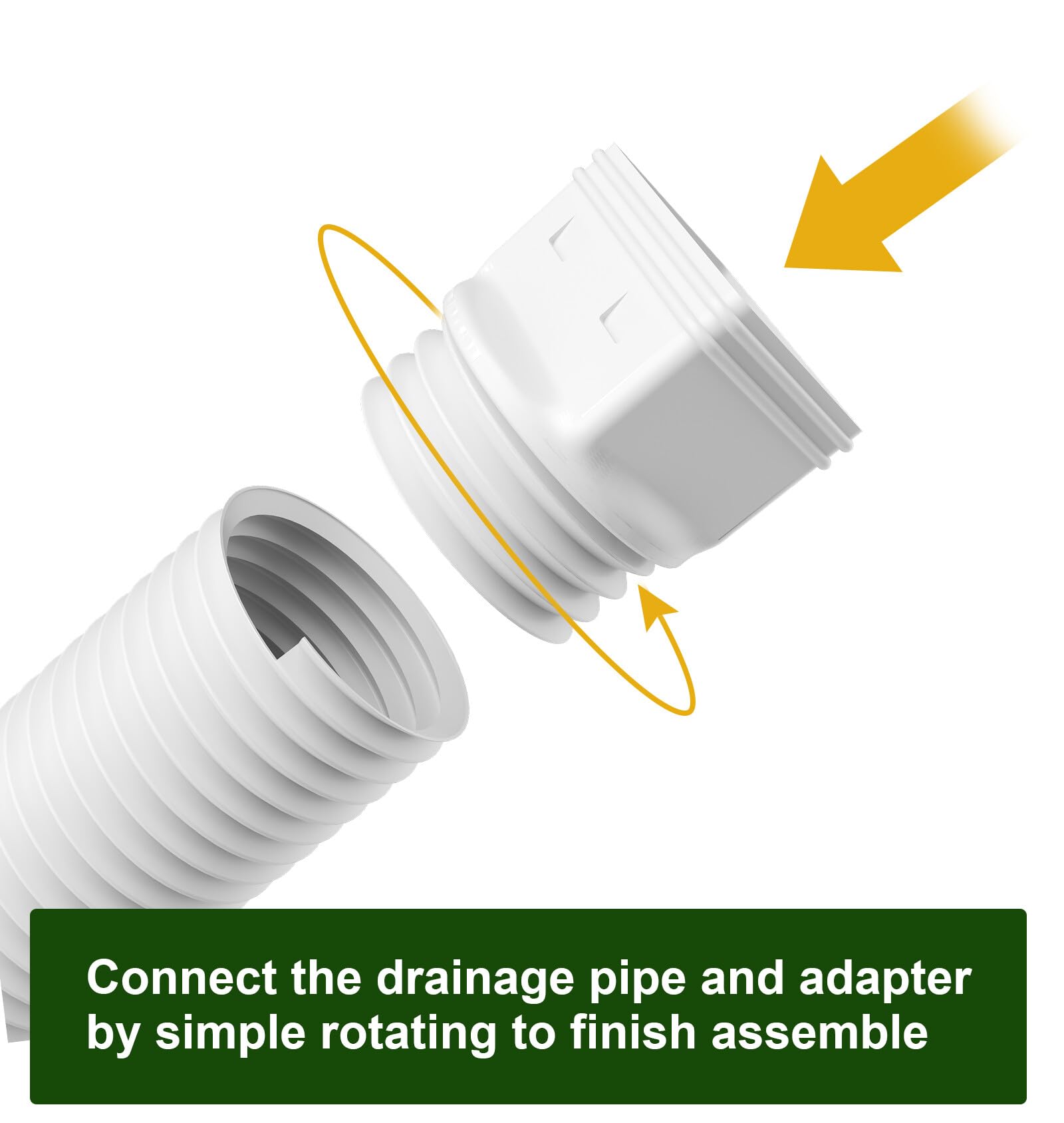 Ogutter screws included ensure secure downspout connections.