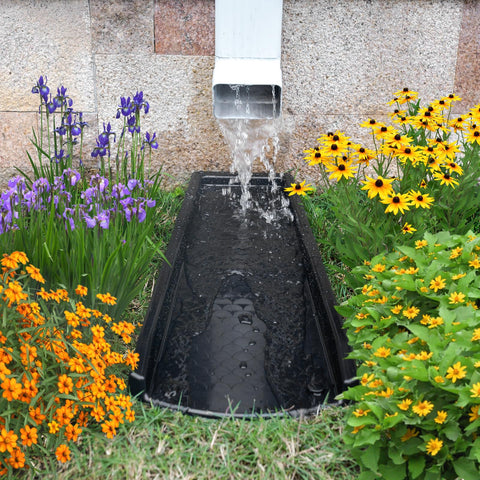 Ogutter durable PE material withstands harsh weather over time