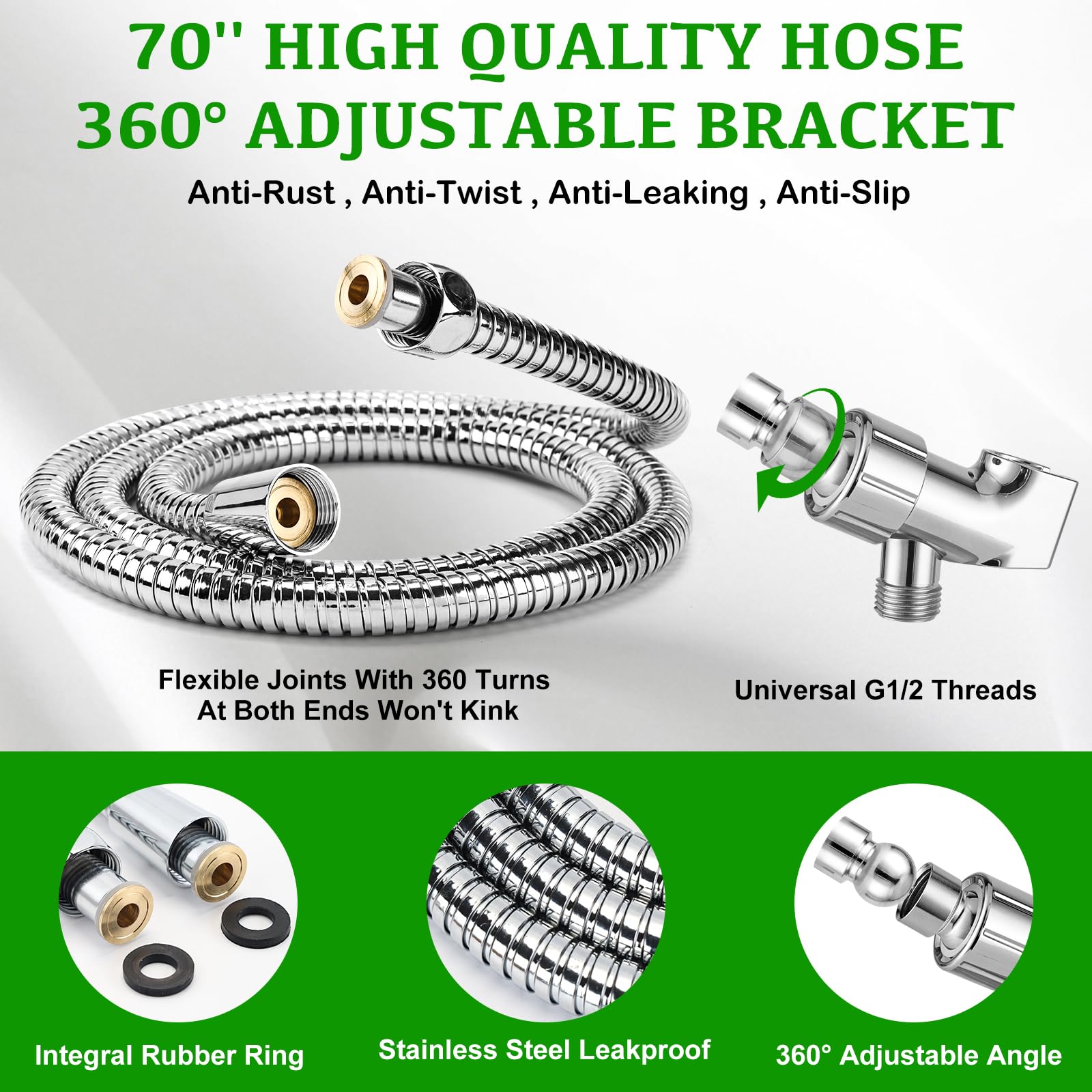 OHDAY anti-clog nozzles maintain steady water flow