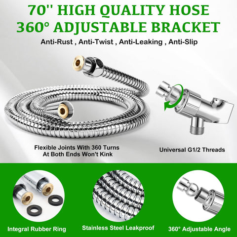OHDAY anti-clog nozzles maintain steady water flow