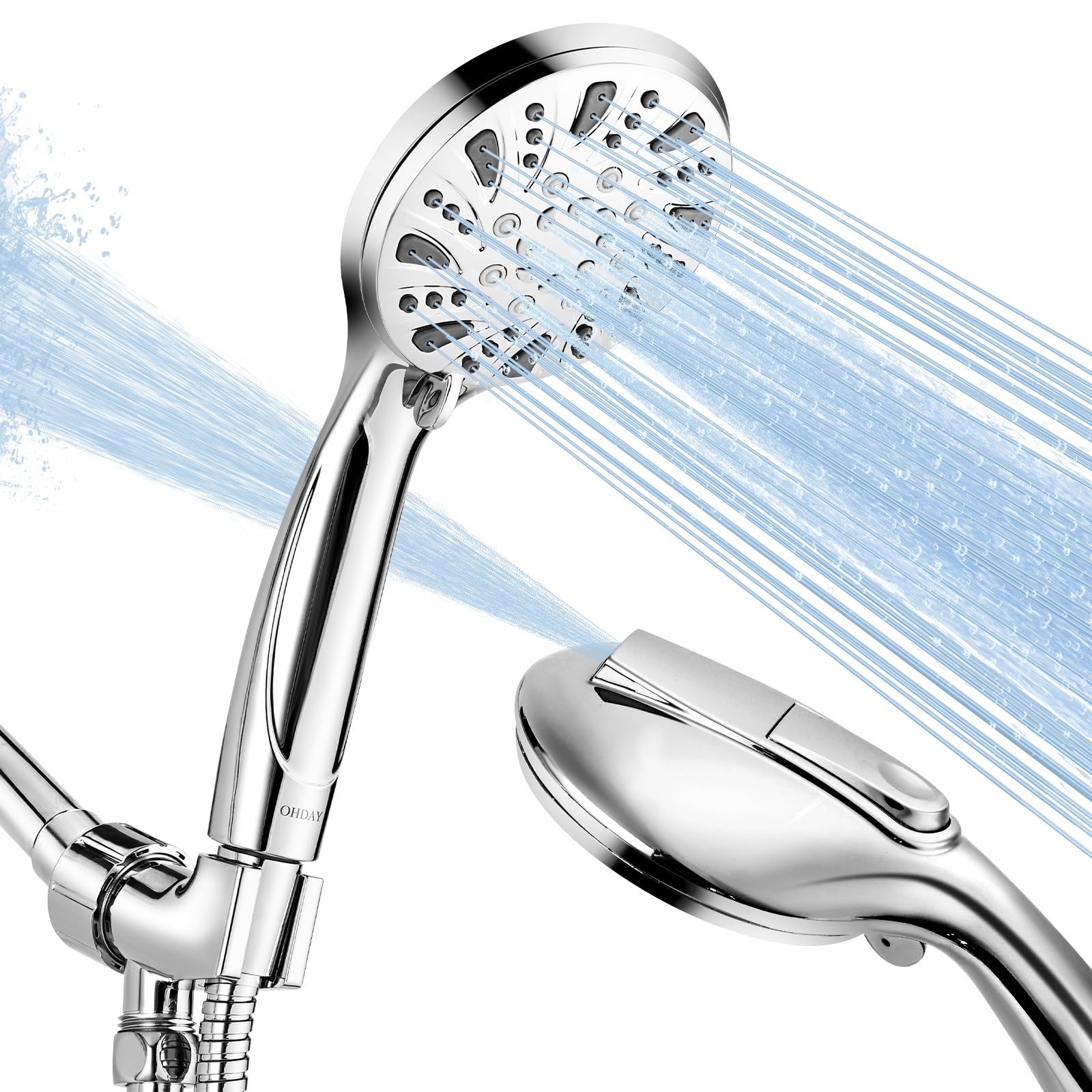 OHDAY high-pressure handheld shower head for a powerful rinse
