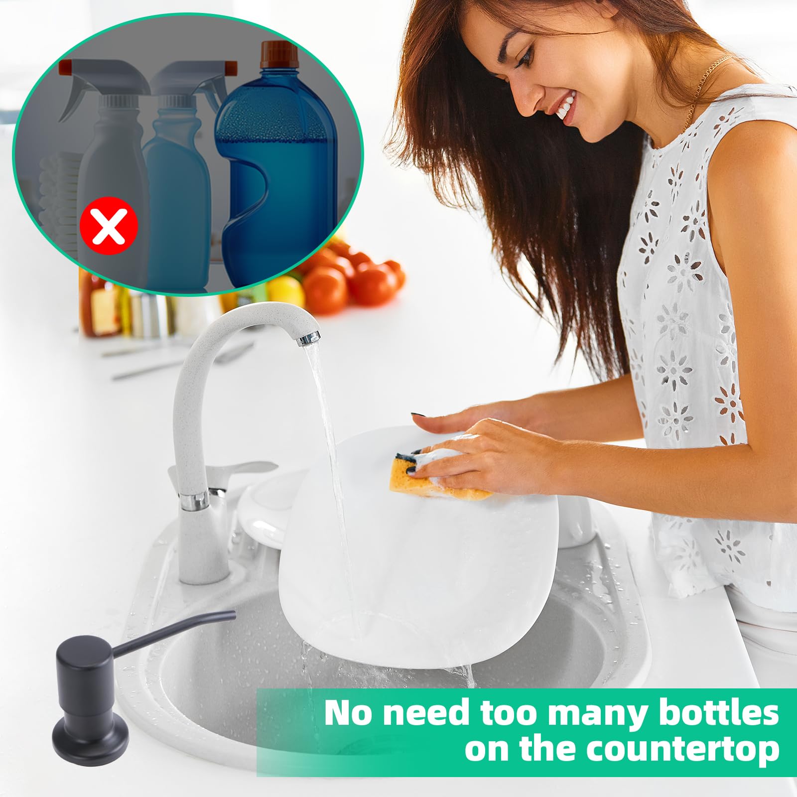 OHiHi no-refill mess with long tube reaching bottle neck.