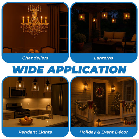 OHLECTRIC CA5 long-life bulb delivers up to 3,000 hours of dependable decor