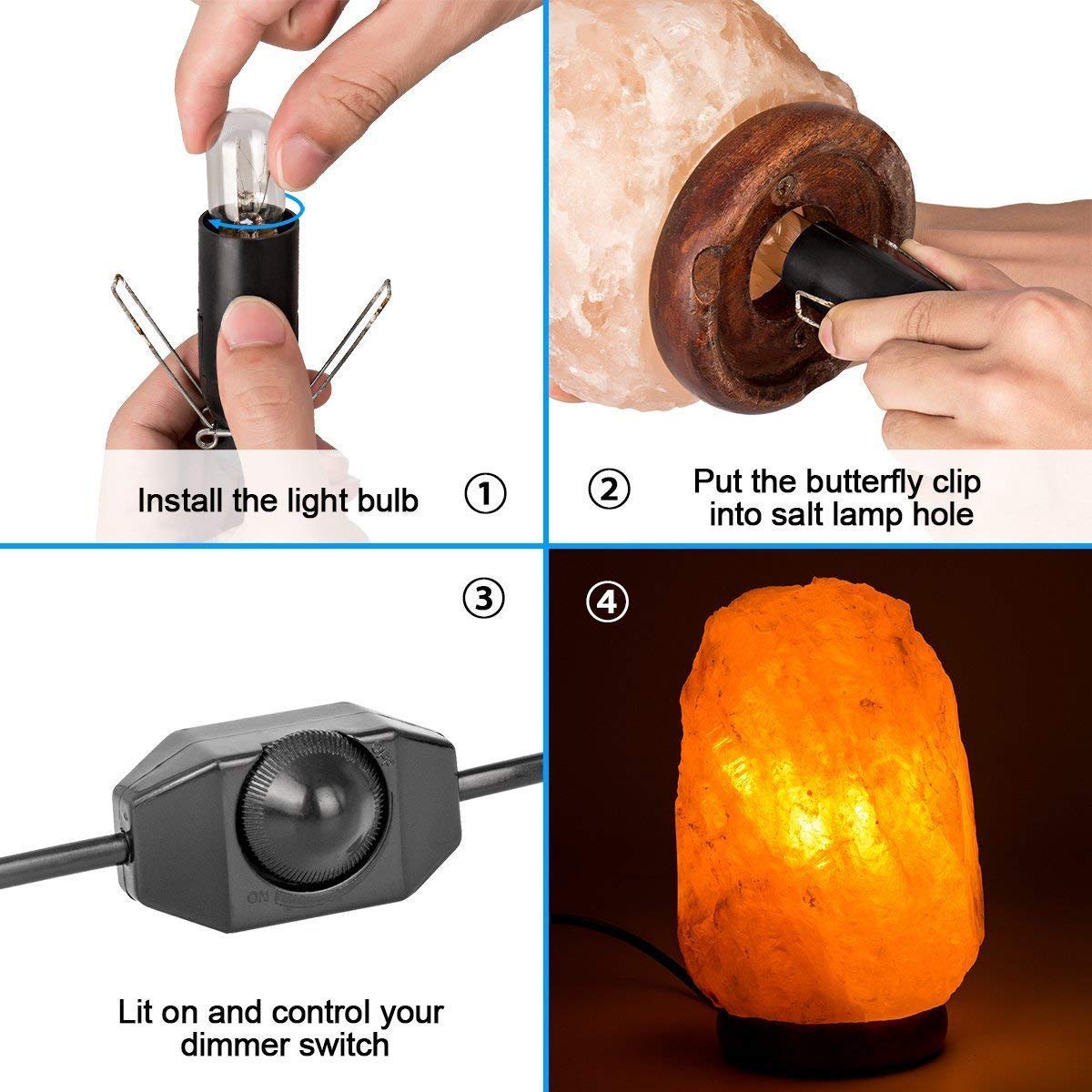 OHLGT setup showing warm glow from salt lamp ambience