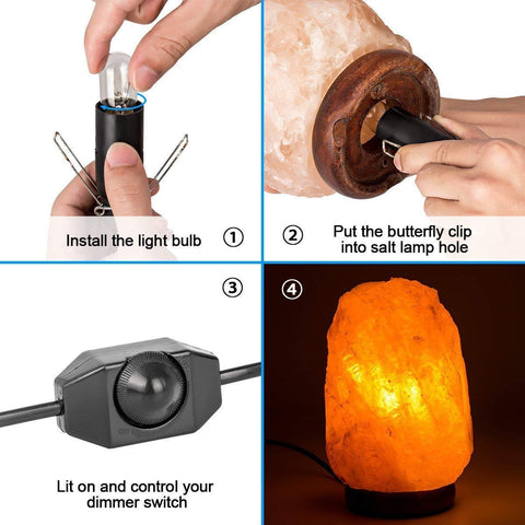 OHLGT setup showing warm glow from salt lamp ambience