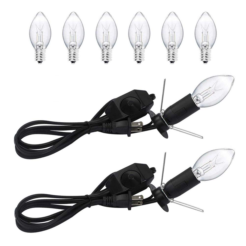 OHLGT salt lamp cord with dimmer 5ft for adjustable ambience