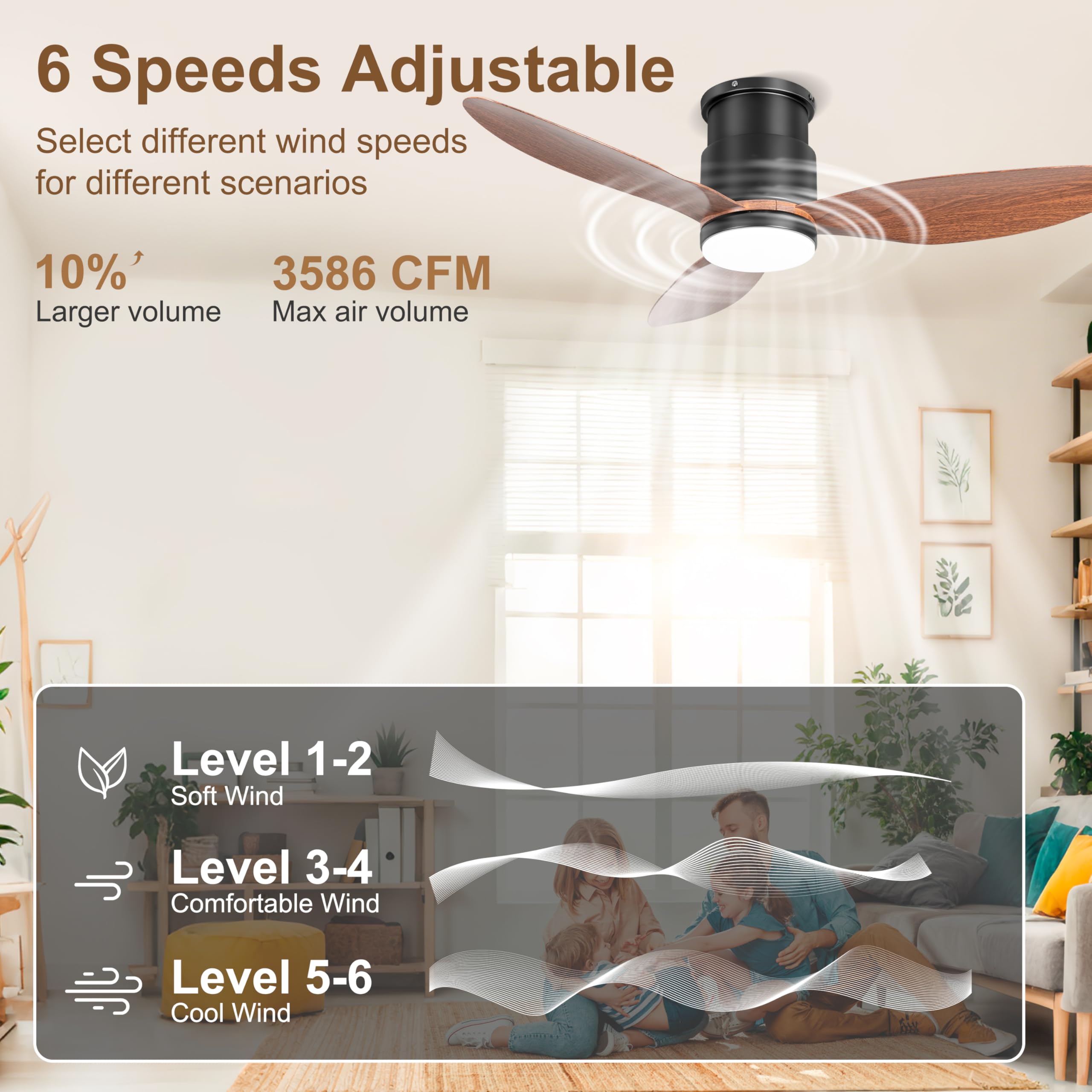 Ohniyou 42-inch dimmable LED light for customizable ambiances.