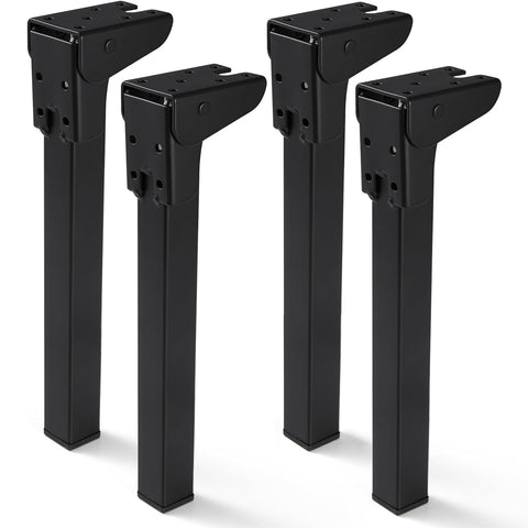 O.HSNYIU folding table legs extended provide stable support for DIY setups