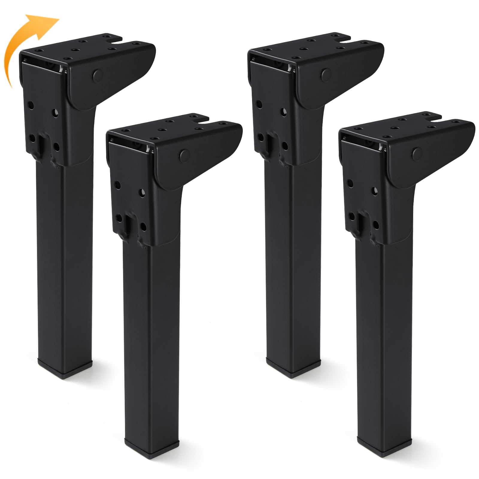 O.HSNYIU folding table legs 6in provide sturdy DIY support