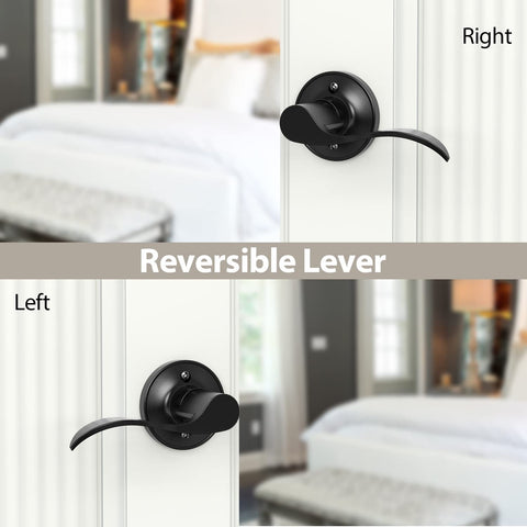 Ohuhu dummy door handle zinc alloy body, rust‑resistant construction.