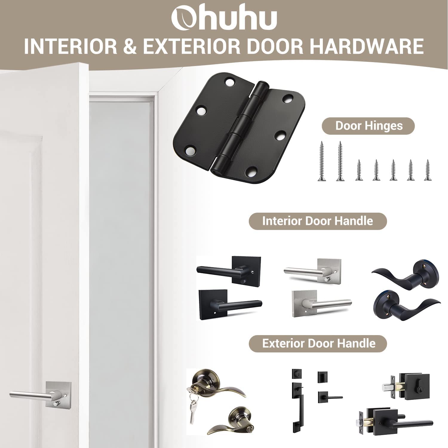 Ohuhu ANSI BHMA Grade 3 rating ensures dependable daily use.
