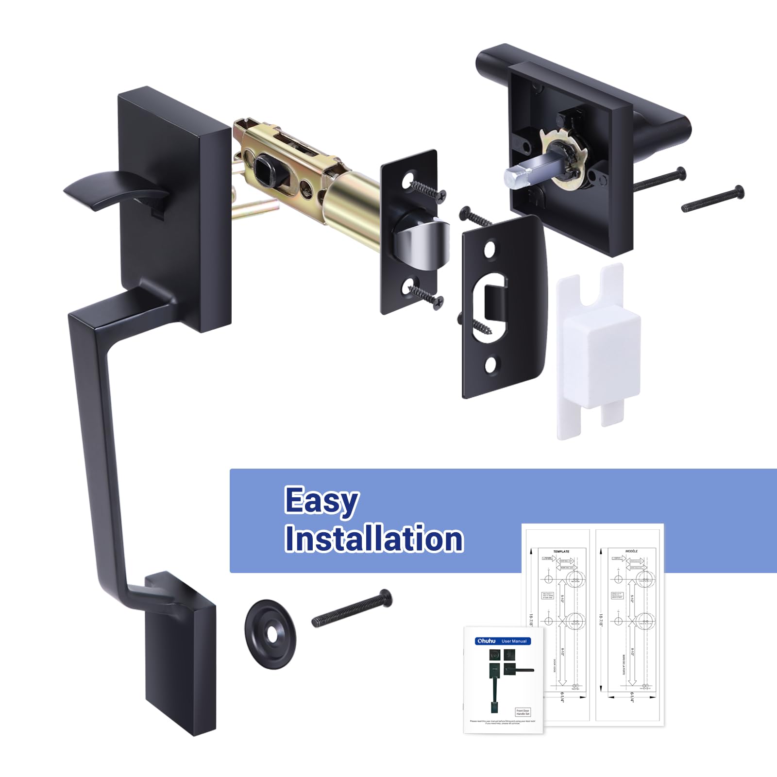 Ohuhu hardware kit enables quick, tool-light setup.
