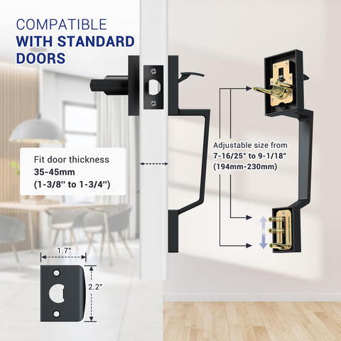 Ohuhu heavy-duty zinc alloy construction ensures lasting performance.